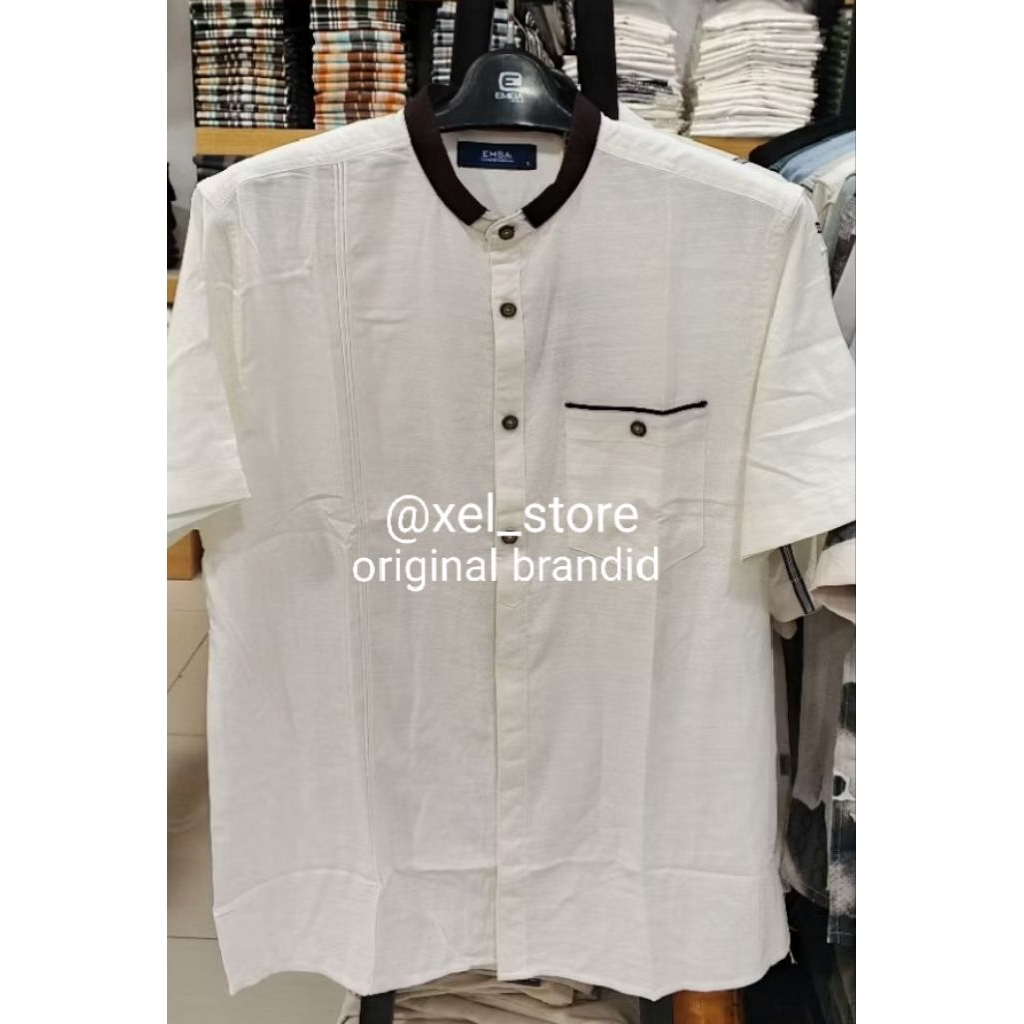 EMBA CLASSIC kemeja Koko pendek original brand