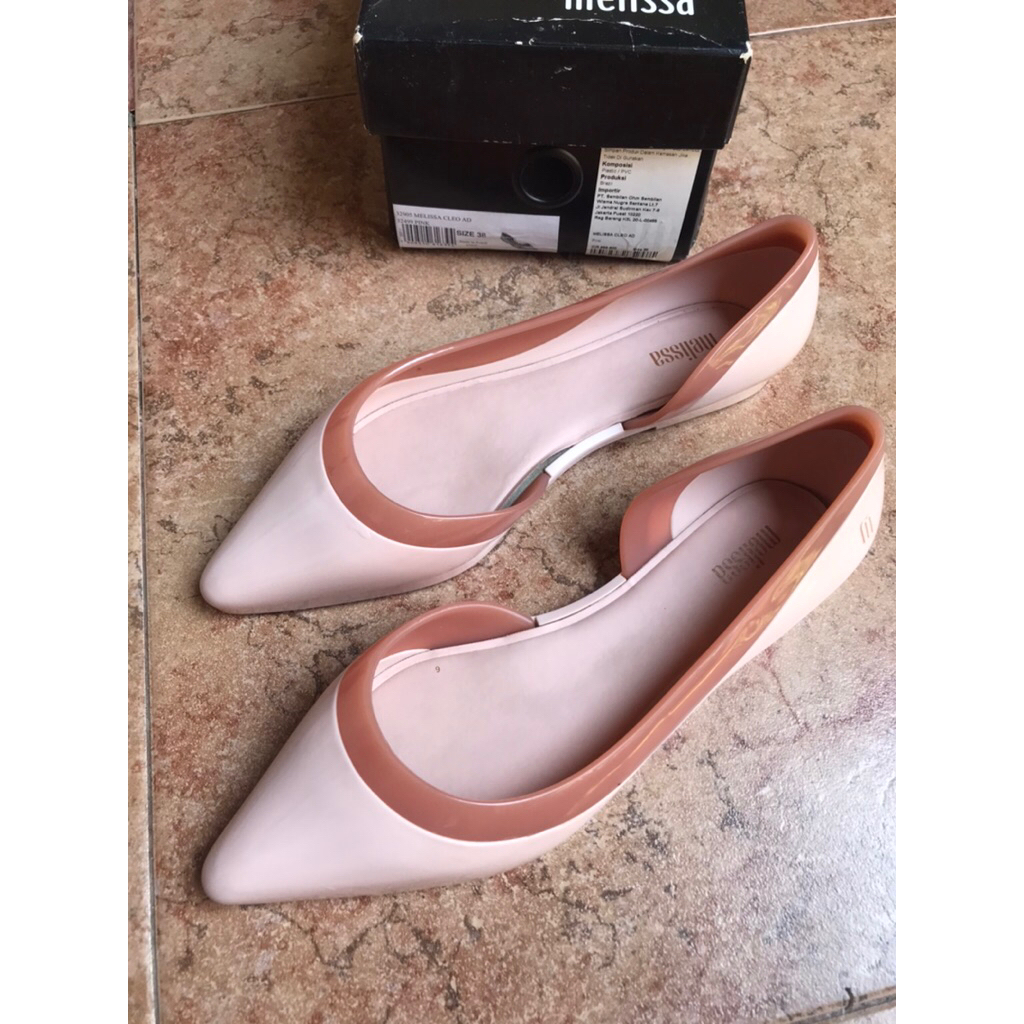 Like new Melissa 38/ Melissa possesion preloved/ sandal melissa preloved