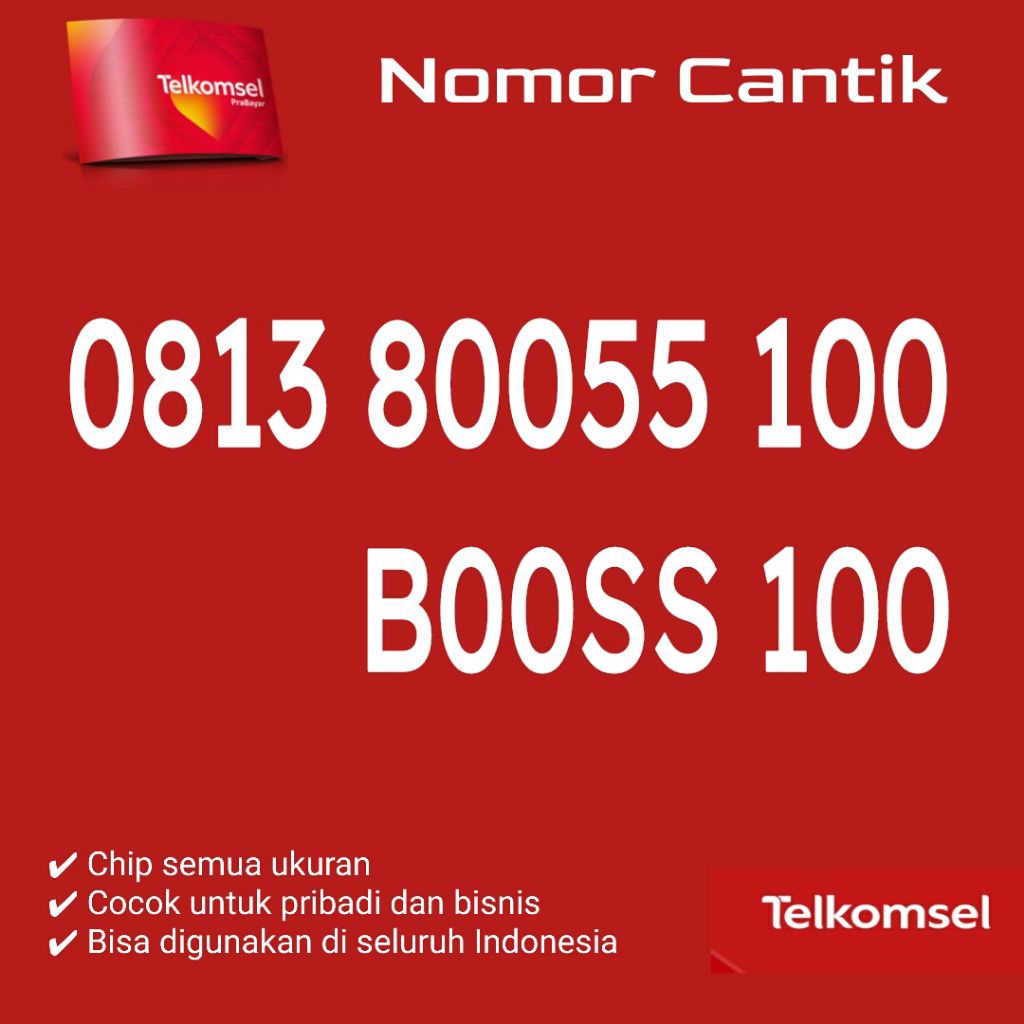 nomor cantik simpati Telkomsel rapih murah seri 7777 5050 7070 7811 8711 8005 23456