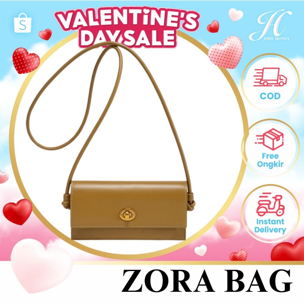 JIMS HONEY ZORA MINI BAG Tas Selempang Wanita Slingbag Cewek Jimshoney Trendy Elegan
