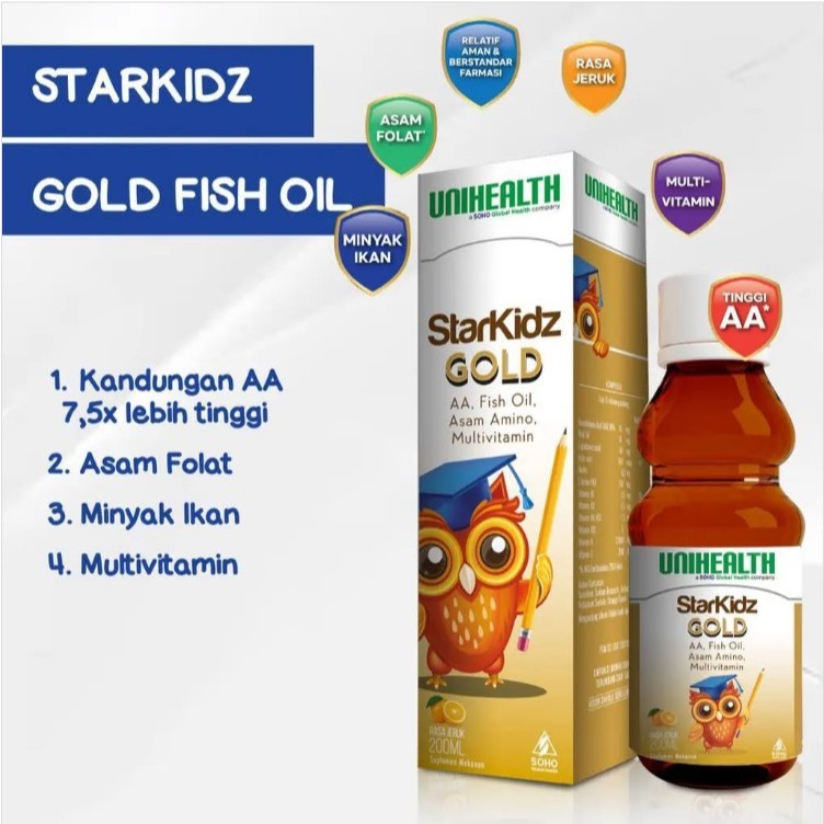 STARKIDZ GOLD UNIHEALTH Multivitamin Anak 200ml