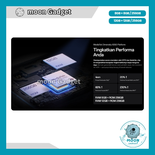 HP OPPO RENO 14 5G 12/256GB, 14 5G 8/256GB, 13 5G 12/512GB & 13 5G 12/256GB (GARANSI RESMI OPPO)