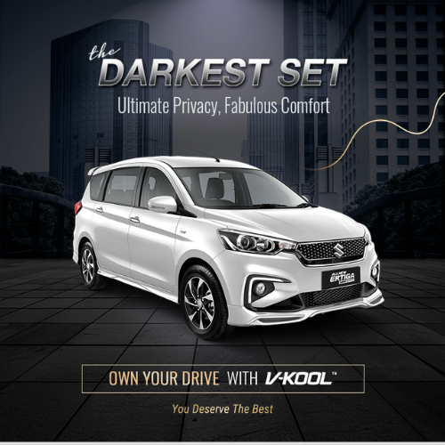 Kaca Film V-KOOL Darkest Set SUZUKI ERTIGA Fullbody VK30 X05 X05