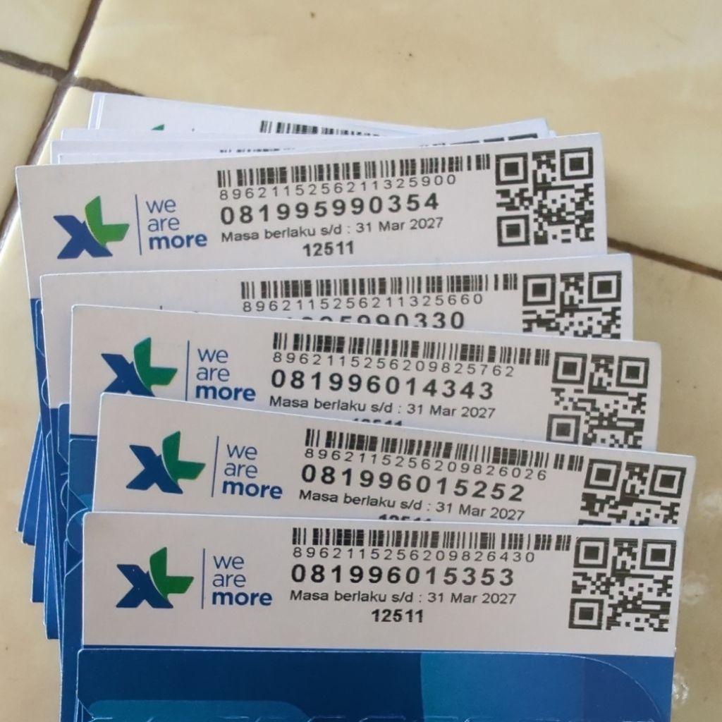 D) Nomor cantik XL pilihan Nomor XL 3GB