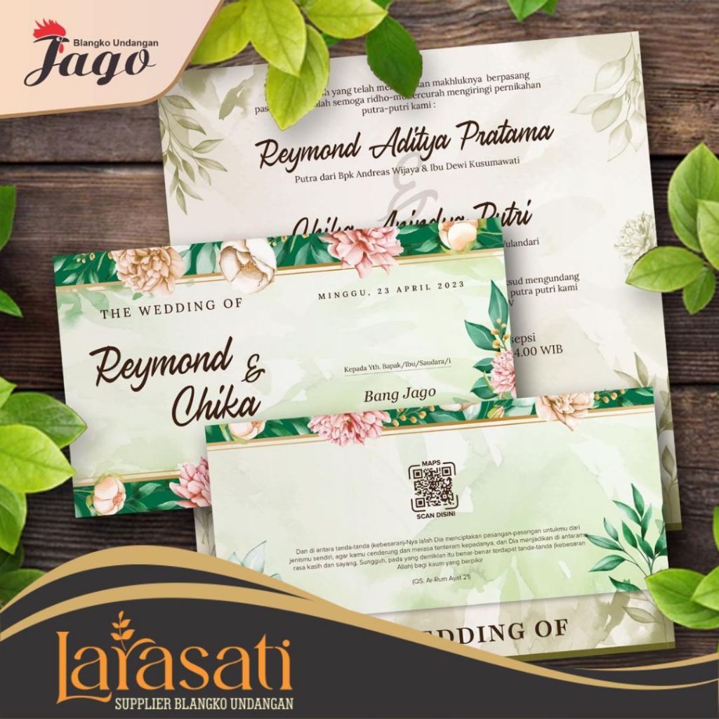 BLANGKO UNDANGAN JAGO 83 - HARGA MURAH TAMPILAN MEWAH FREE KATALOG DAN FILE SETTING
