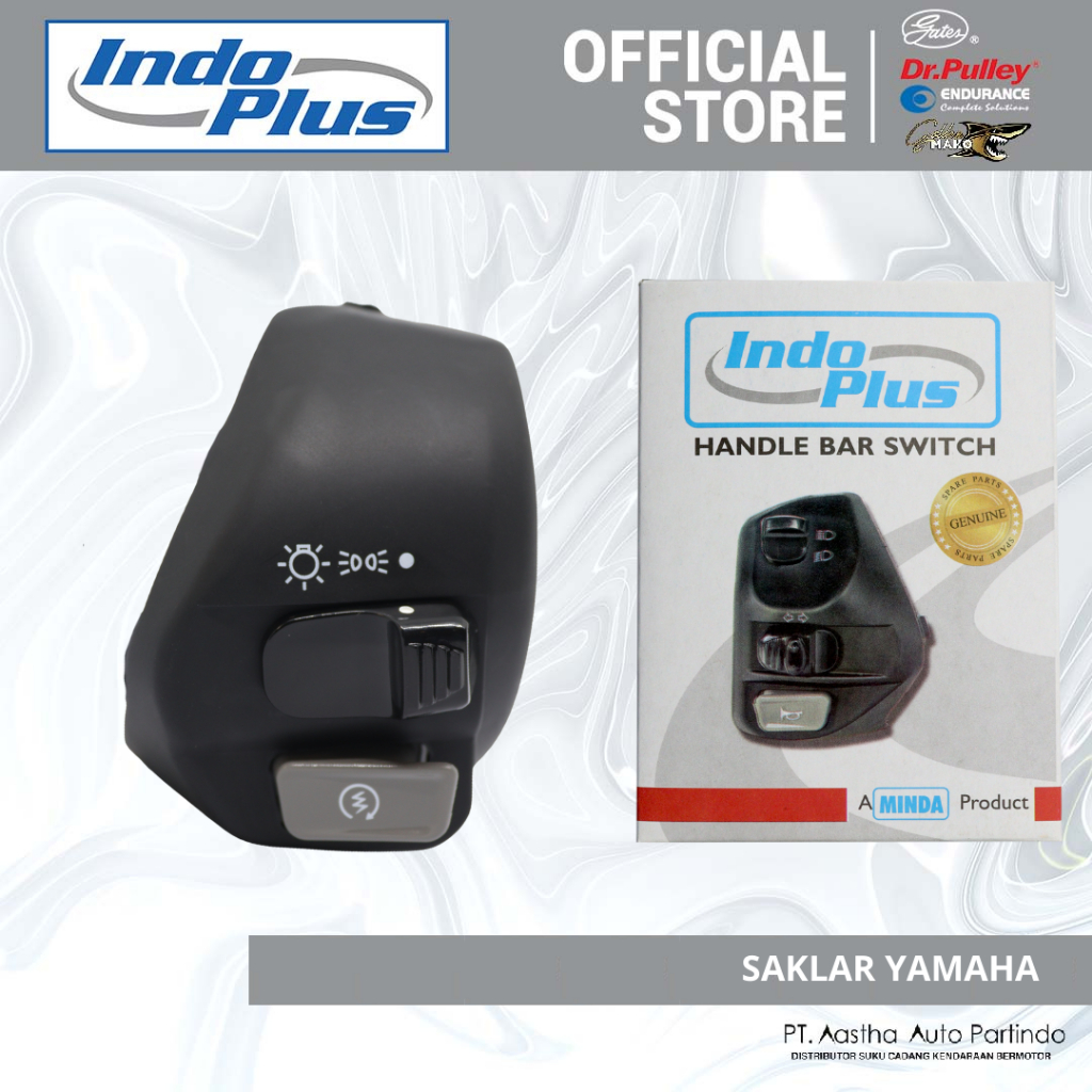 INDOPLUS [MINDA] SAKLAR KANAN YAMAHA AEROX IDLING/AEROX IDLING (ADA TOMBOL LAMPU)/BYSON (ADA TOMBOL 