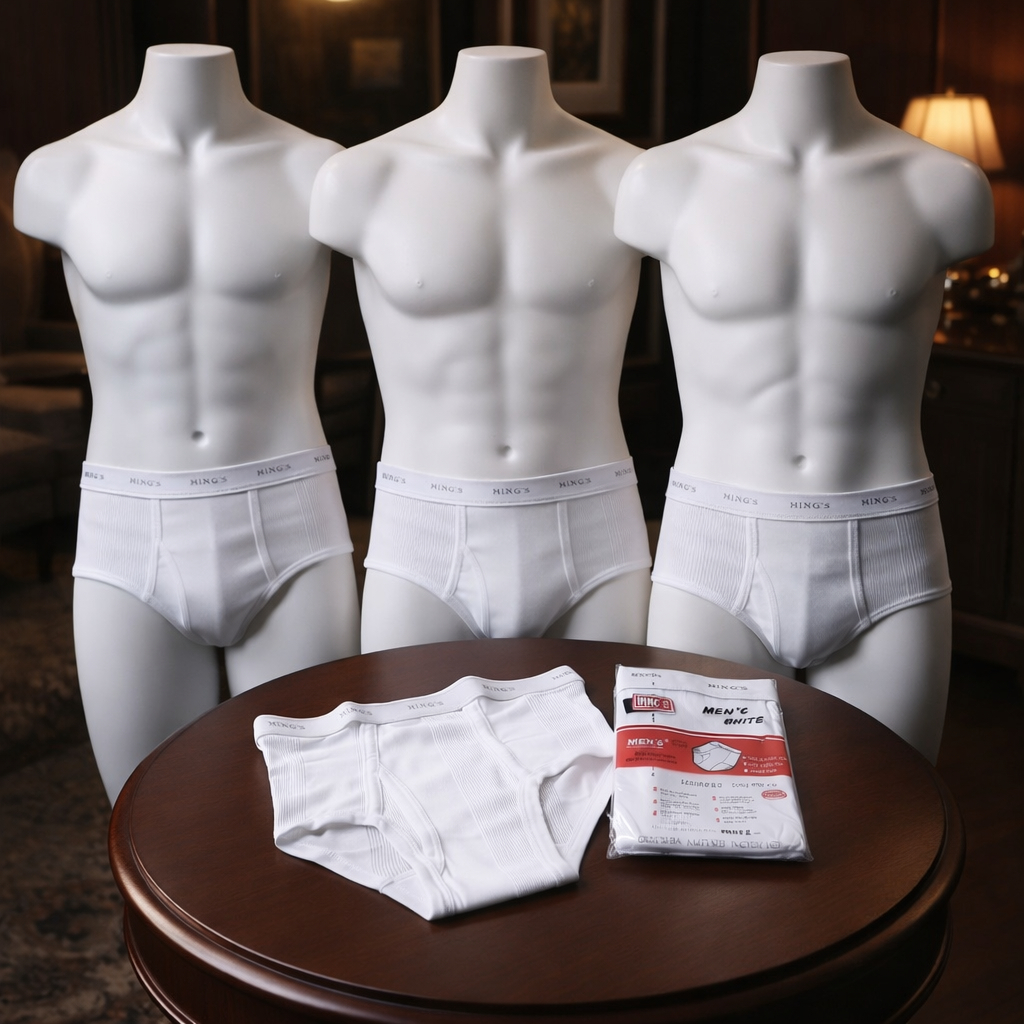 [ 3 pcs ] CD Hing's 123B Salur / CD Rider 125B Salur  / Celana Dalam Pria Putih Salur / Sempak Rider