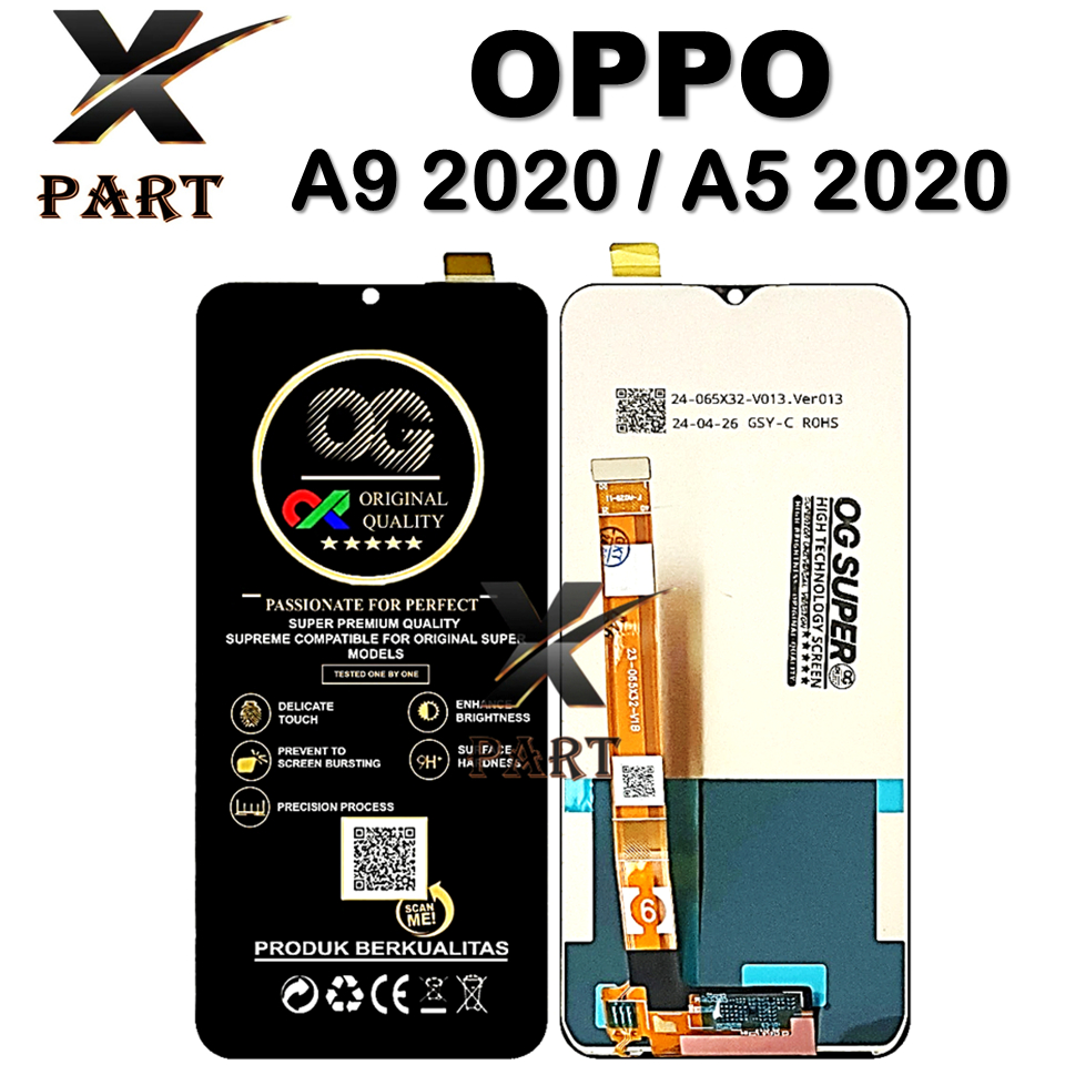 LCD TOUCHSCREEN OPPO A9 2020 / A5 2020 LCD FULLSET ORIGINAL 100% COMPLETE