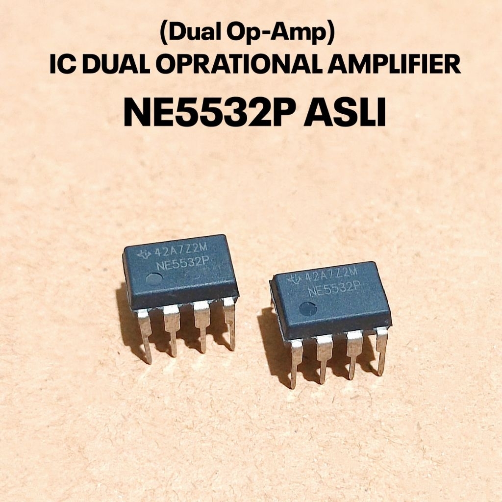 IC DUAL OP-AMP NE5532P NE5532 NE 5532 LOW NOISE ASLI TEXAS