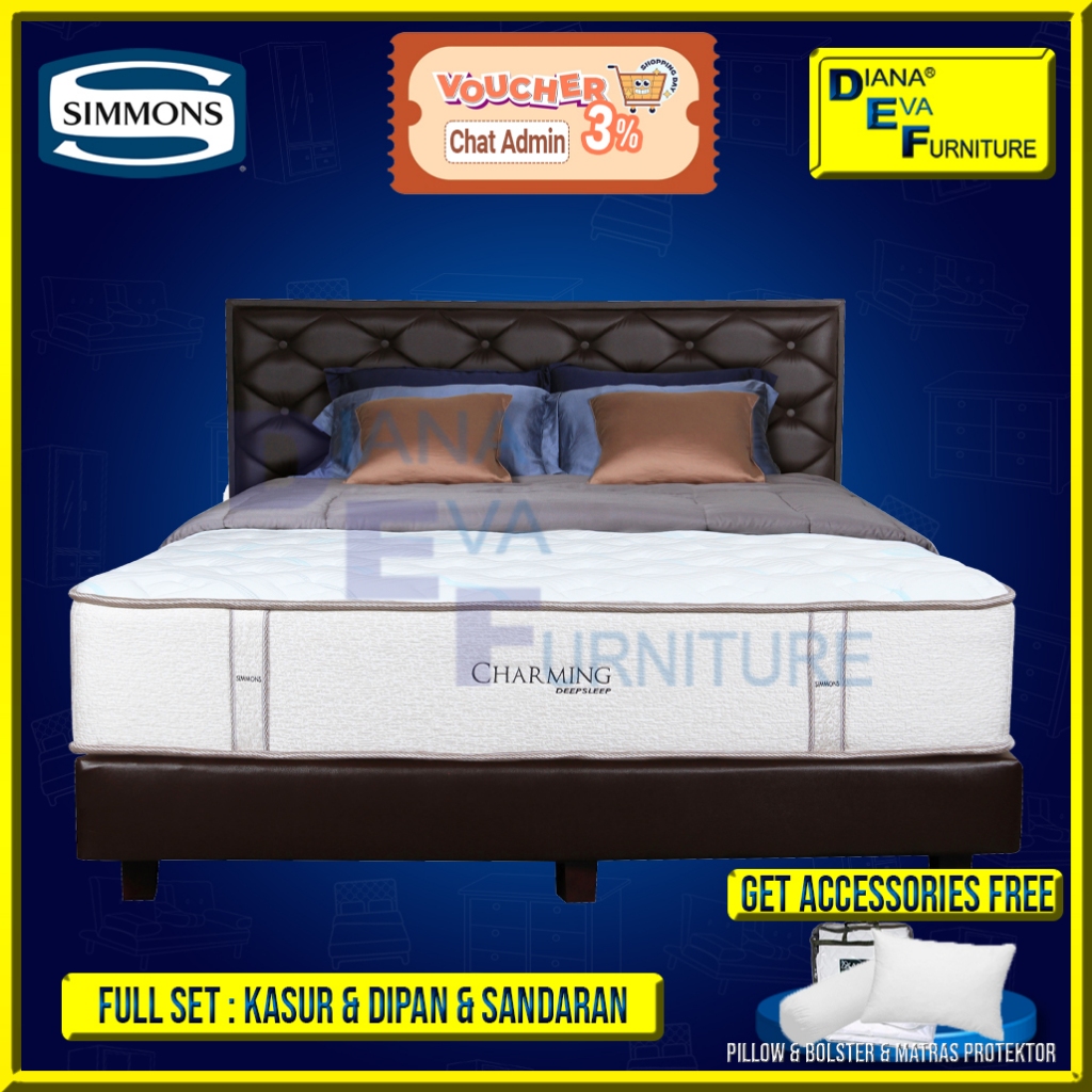 Simmons Charming SET Matras Kasur Springbed