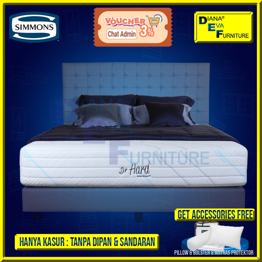 Simmons DR. Hard Kasur Springbed (Matras Only)
