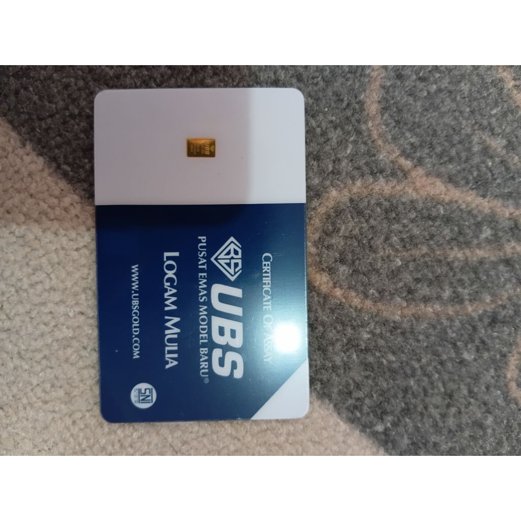 UBS Gold 0.1 Gram Original