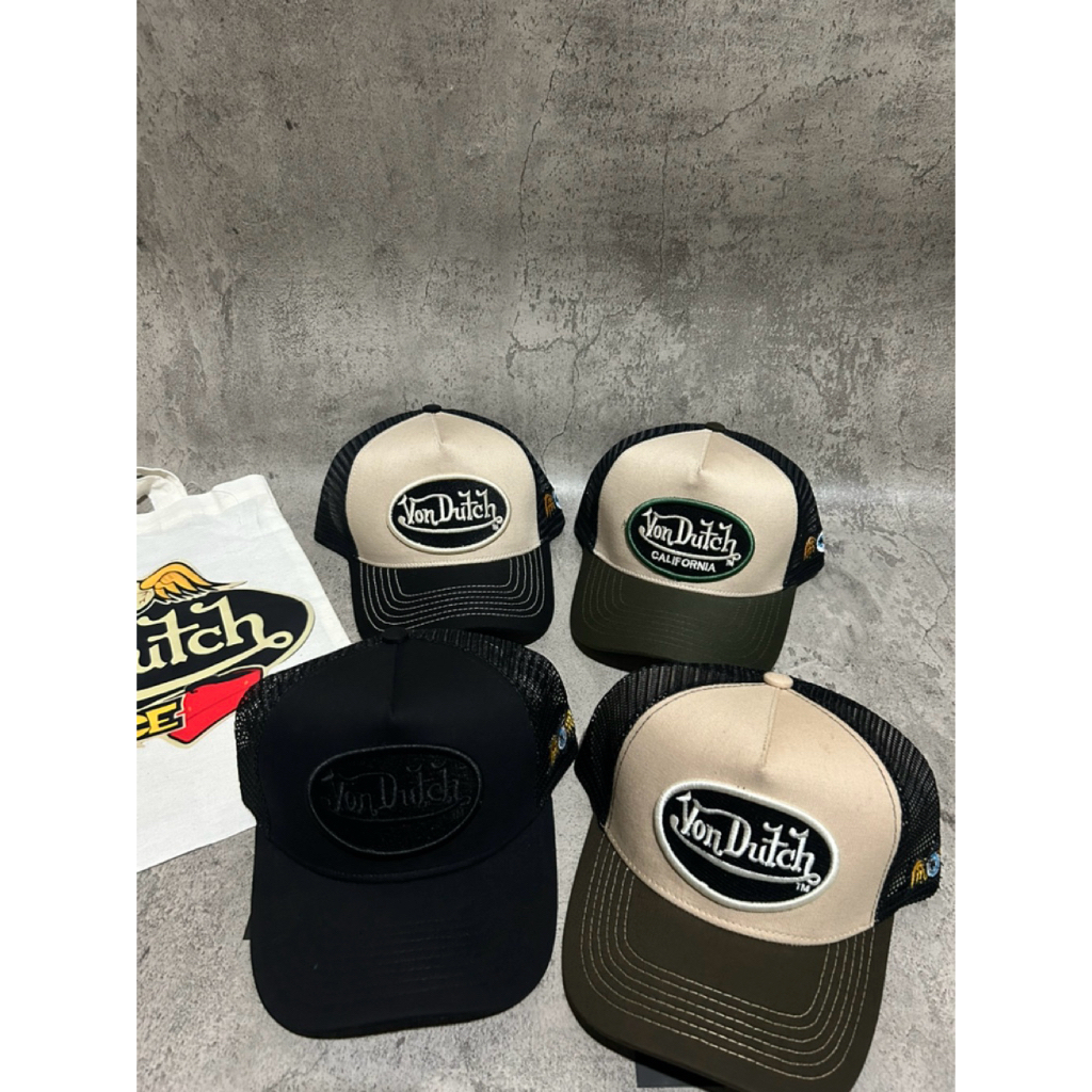 Topi Vondutch trucker California new original