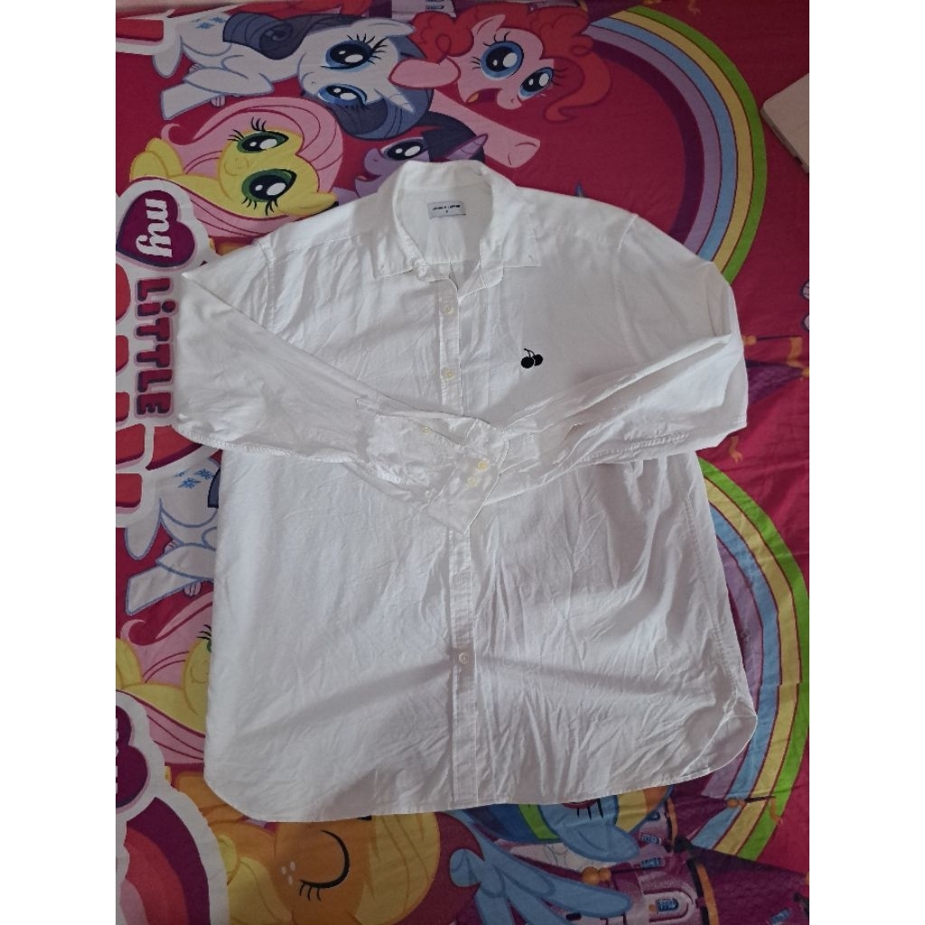 PRELOVED KEMEJA PUTIH OVERSIZE SIZE S ANOBLIR | KIRSH