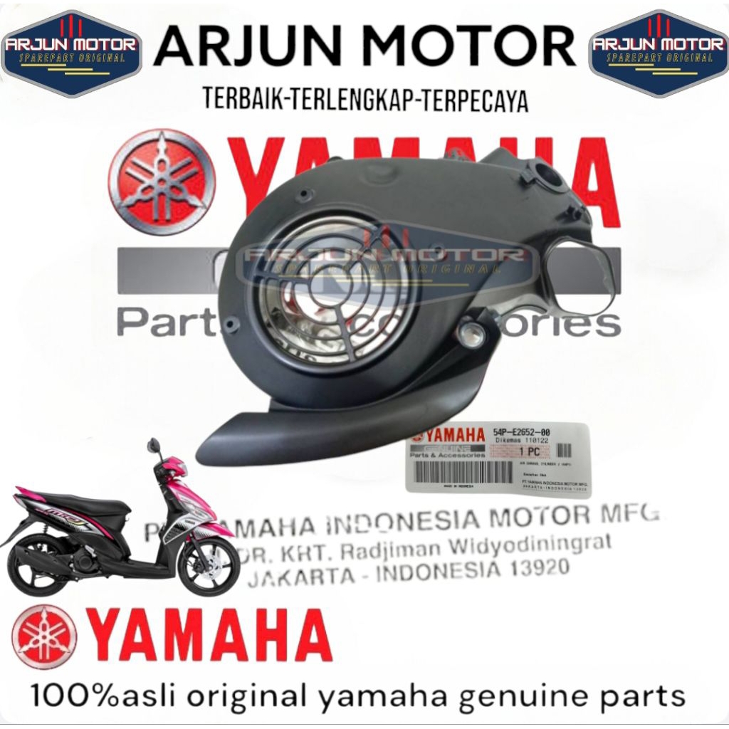 COVER KIPAS CVT TUTUP KIPAS X RIDE MIO J FINO FI MIO GT SOUL GT ORI YG