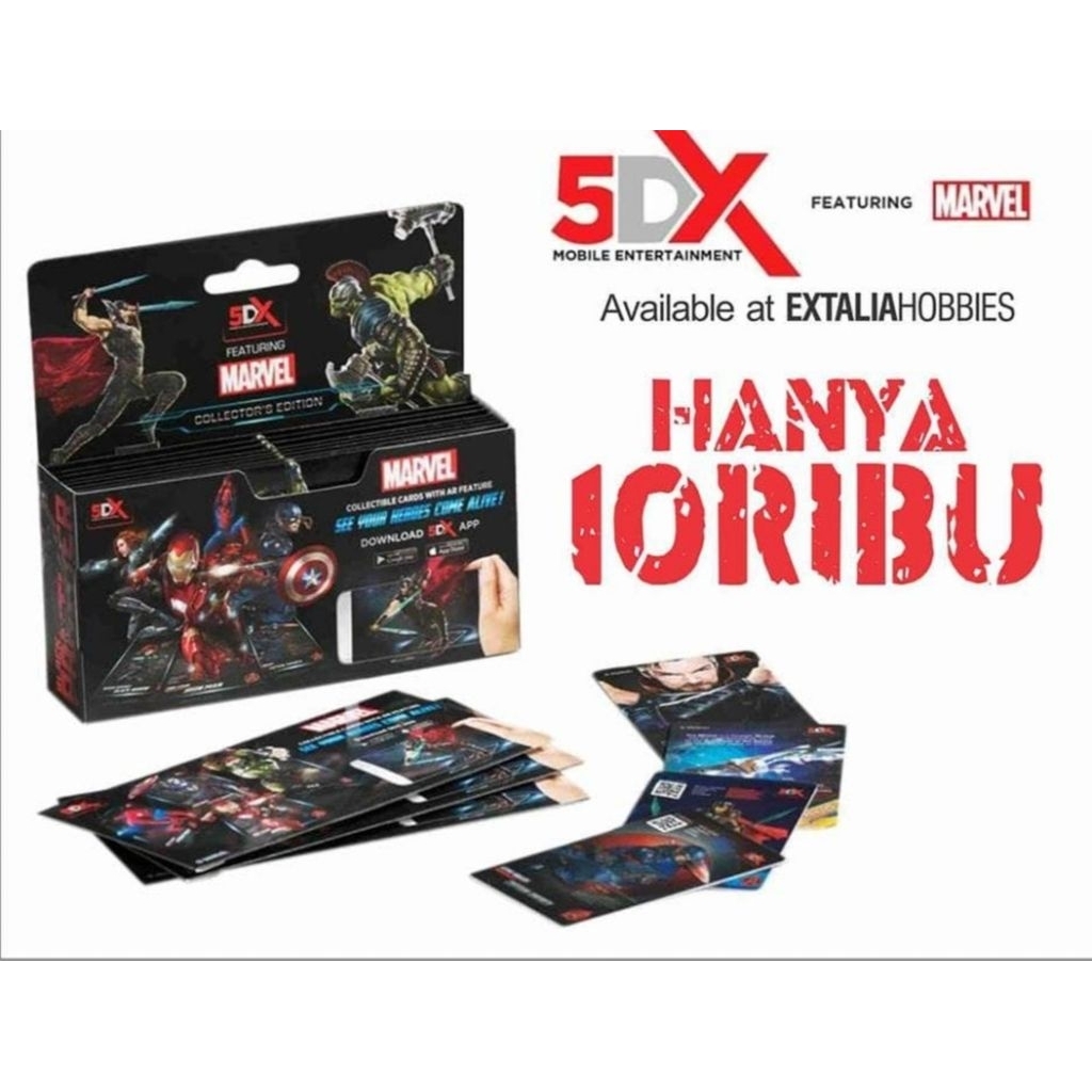 MAINAN KARTU MARVEL 5DX