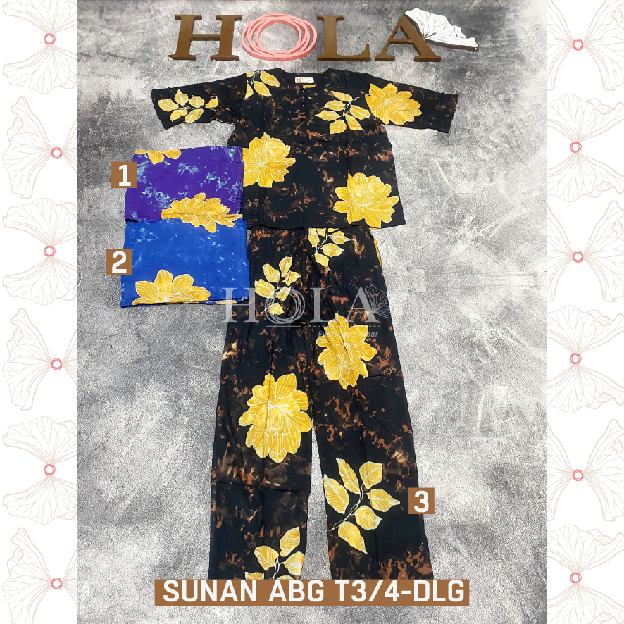 HOLA_FASH | A-Setelan Sunan Abg, batik sunan
