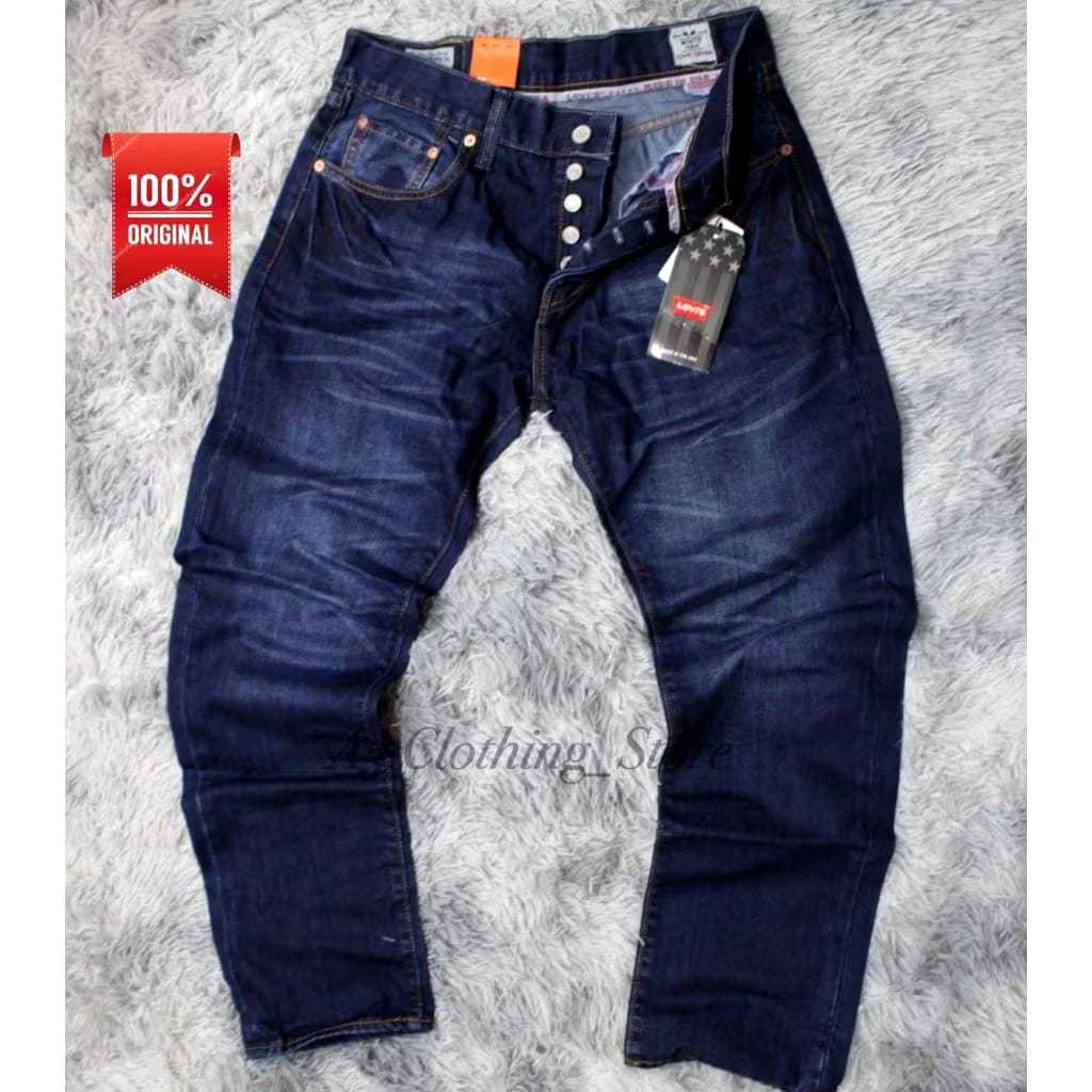 Celana Panjang Pria LEVIS 501 Made IN USA Real Pick Original Premium Quality