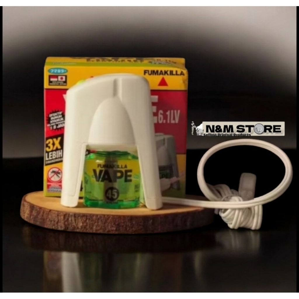 Fumakilla Vape FullSet Obat Nyamuk Elektrik 45malam Set Alat + Isi Fruity Fresh