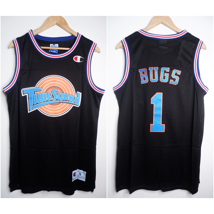 JERSEY BASKET PREMIUM IMPORT CHAMPION CLASSIC HWC TUNESQUAD 1 BUGS BUNNY HITAM