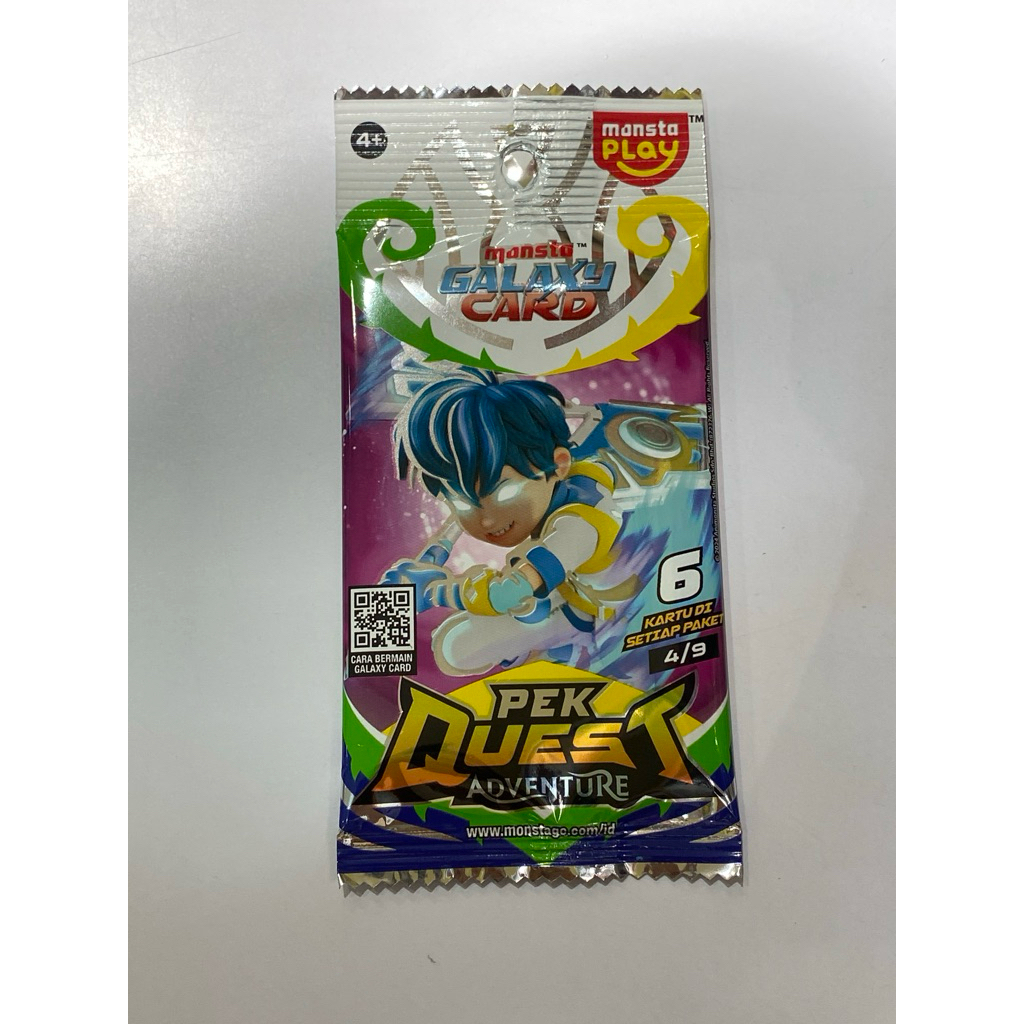 Kartu Boboiboy Monsta Galaxy Card Pek Techno Breaker 4/9 SR Mecha Gentar