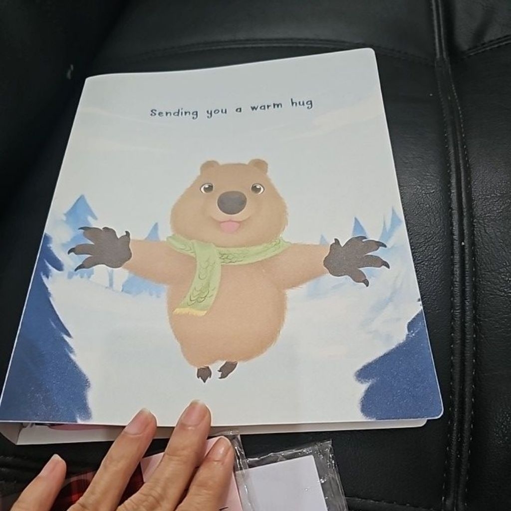 binder bonus isinya(bukan baru) dan note + masker kkv