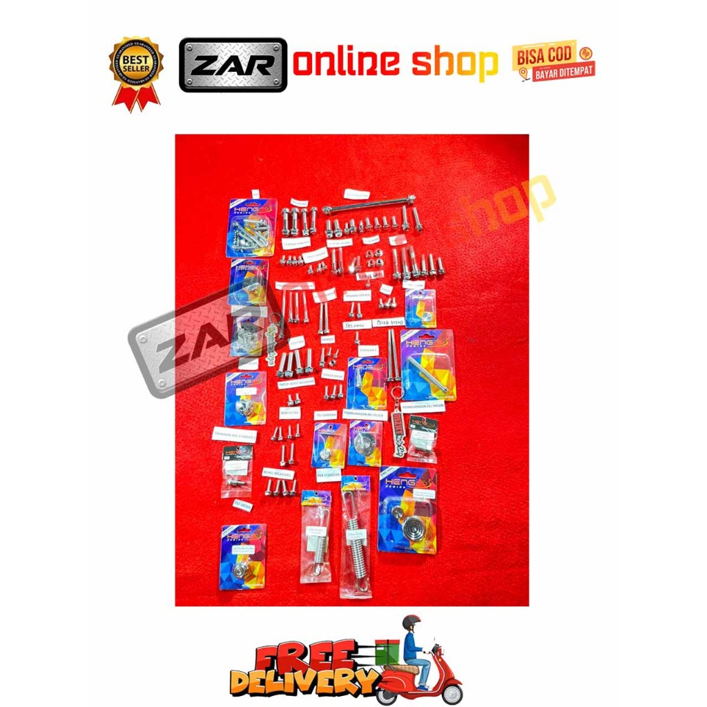 BAUT FULLSET 1 MOTOR YAMAHA NOUVO Z VIETKONG ELEGANCE LX SX KARBU TAHUN 2002 - 2015 CVT KALIPER DEPA