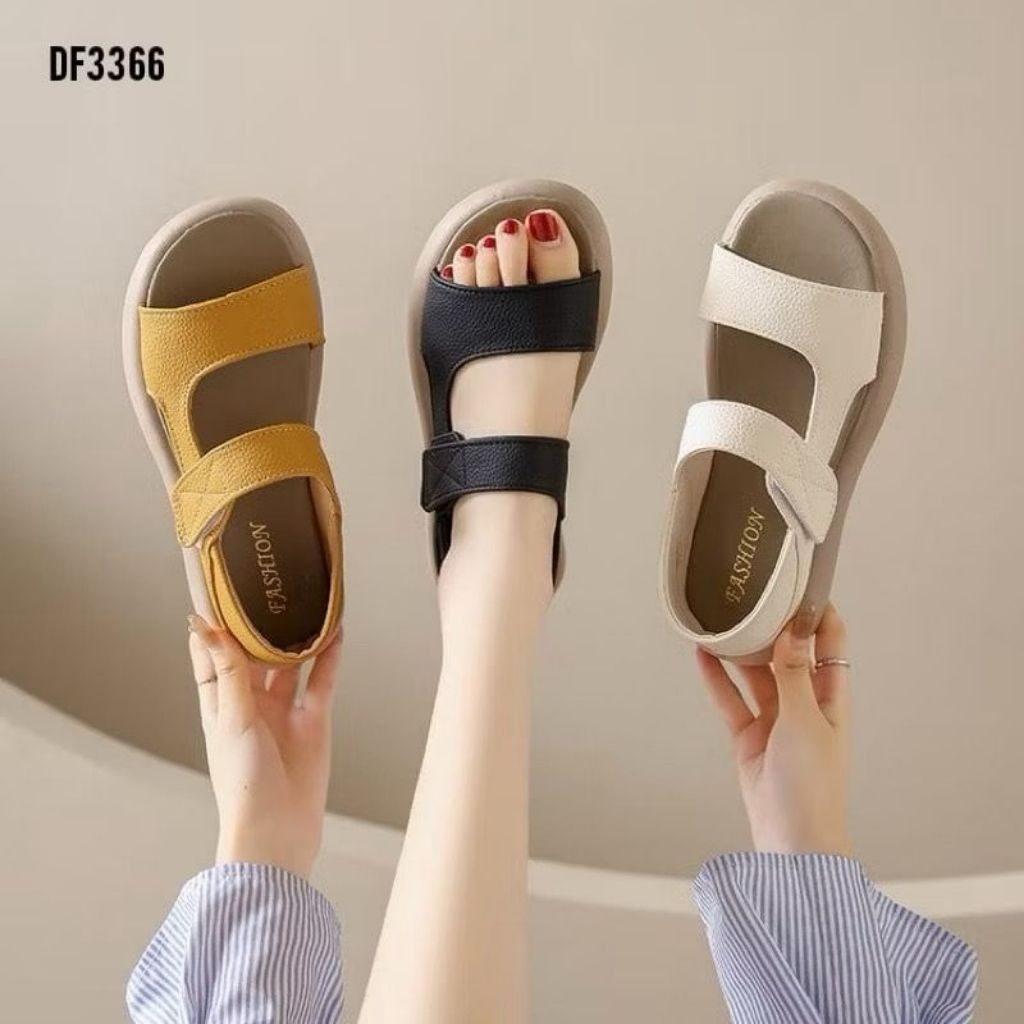 Alisya wedges jelly shoes/ jelly shoes dewasa/sandal jelly wanita/sandal karet anti slip/sandal keki