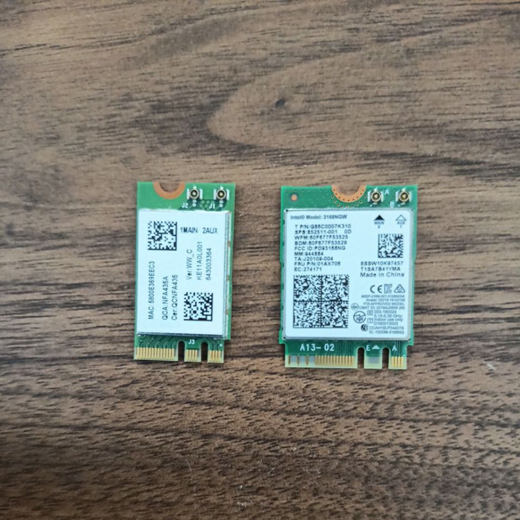 Wificard Acer E5-475 E5-475G E5-476 E5-476G P249 Normal Tested Seken Original [ wifi card second E5 