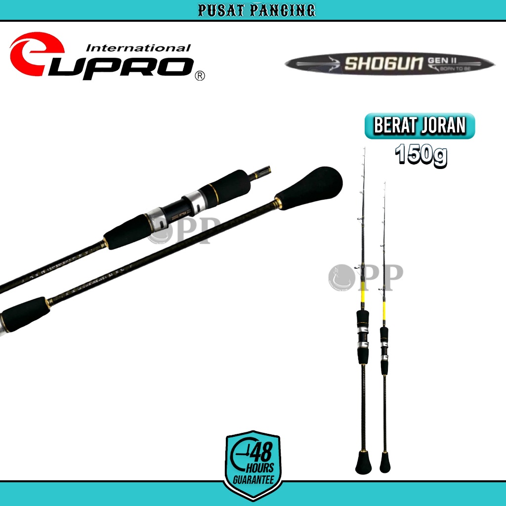 Joran Pancing Eupro Shogun Gen II Spinning & Overhead Carbon Hollow Helix Construction Full Fuji | J