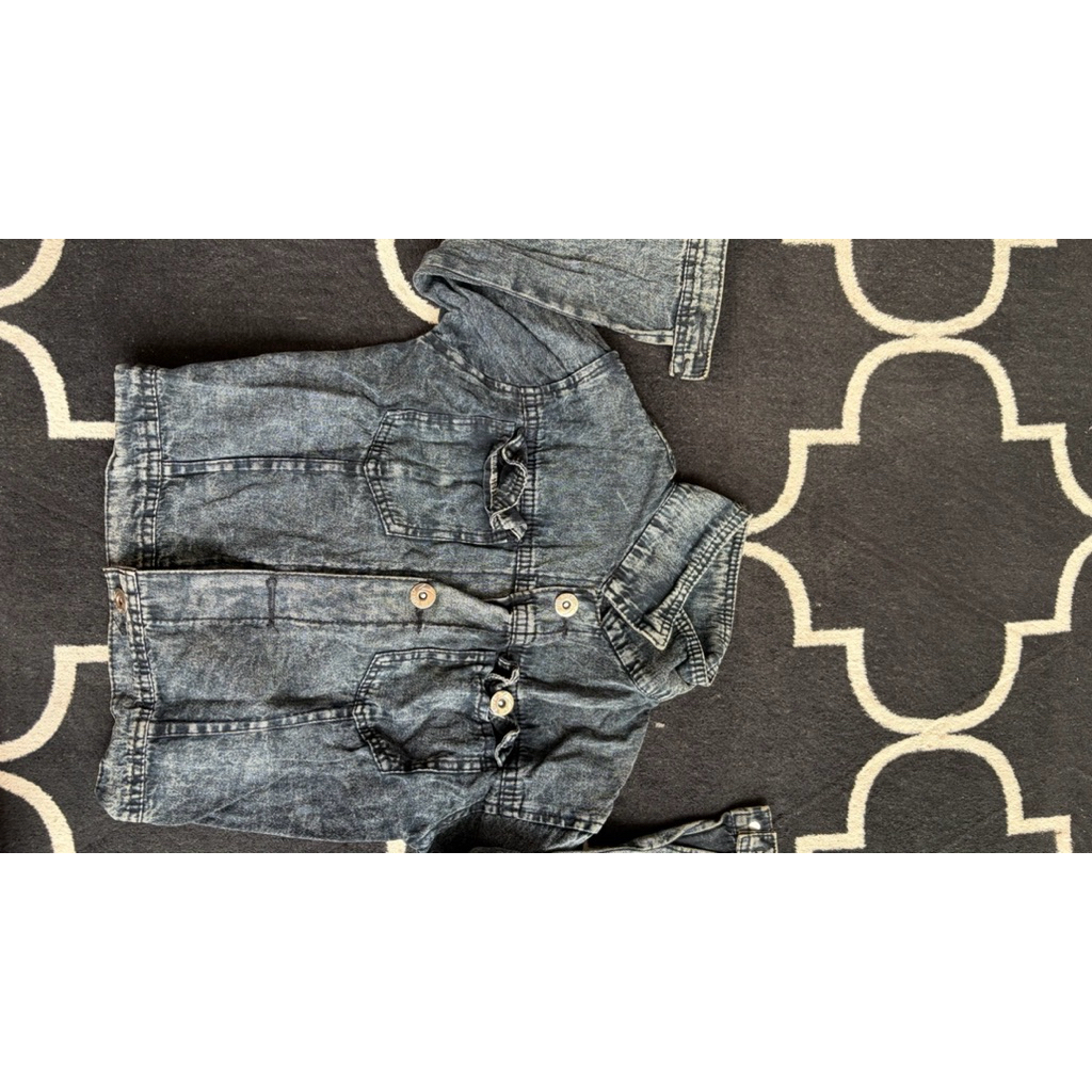 jacket jeans anak laki laki usia 3-4 tahun