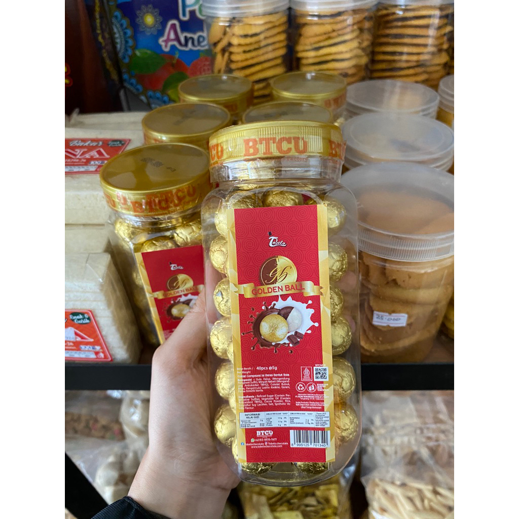 Golden balls 1 toples / coklat golden balls / coklat tobelo