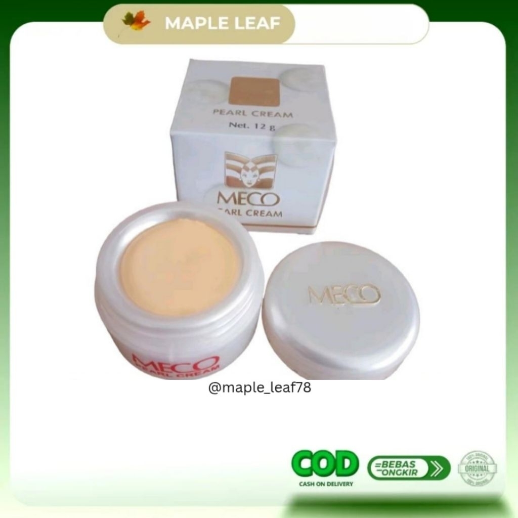 Meco Pearly Cream | Krim Wajah 12g