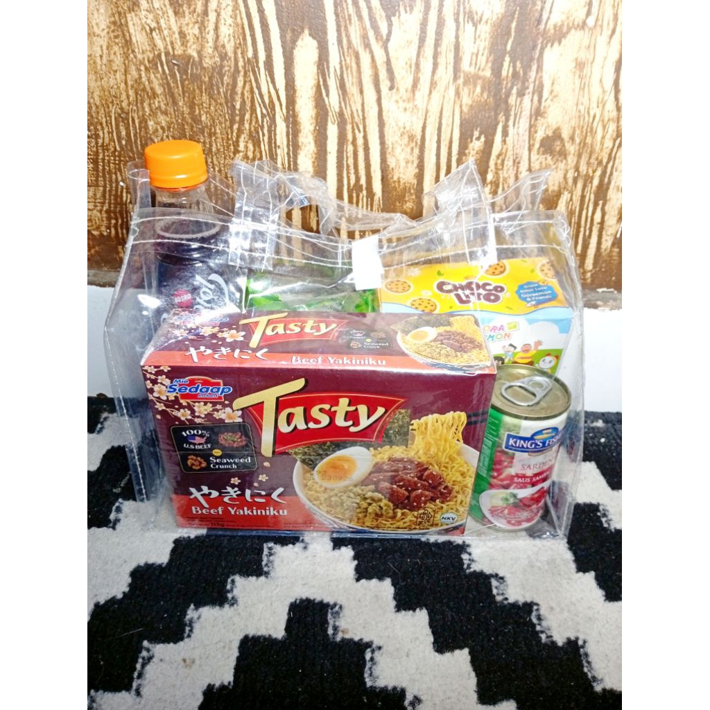 PARCEL SEMBAKO TAS MIKA BENING / PAKET SEMBAKO / PAKET HARI RAYA / SOUVENIR LEBARAN / HAMPERS