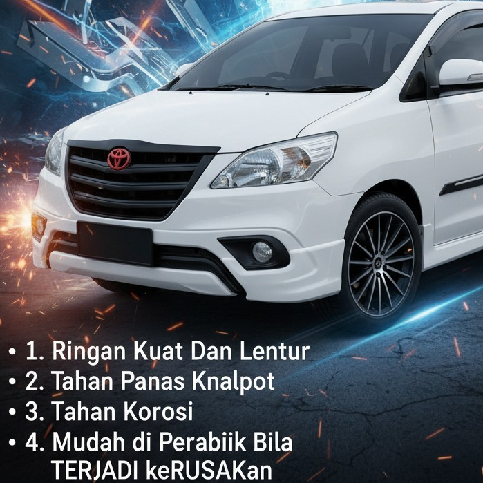bodykit kijang innova bpdy kit toyota kijang innova 2013 2014 2015