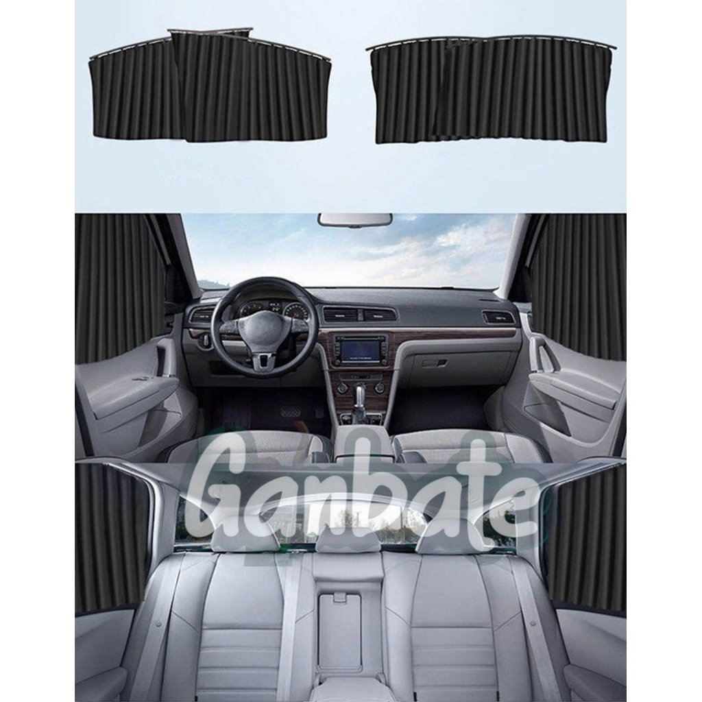 Tirai Mobil Gorden mobil APV 4pcs magnet