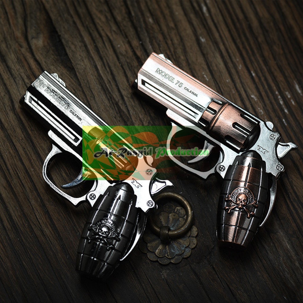 Korek Api Bara Gas Pistol Senter Model Granat F35