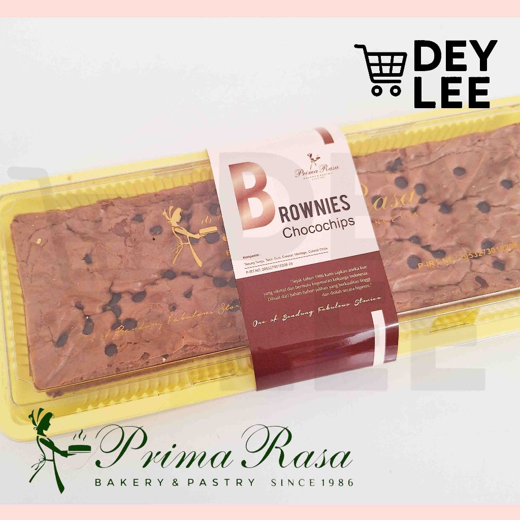 PRIMARASA Brownies Panggang Chocochips Besar Oleh-Oleh Bandung