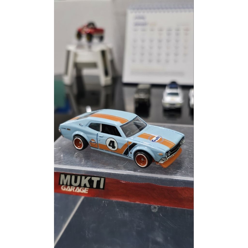 Hot Wheels Premium Gulf Nissan Laurel 2000 SG Loose