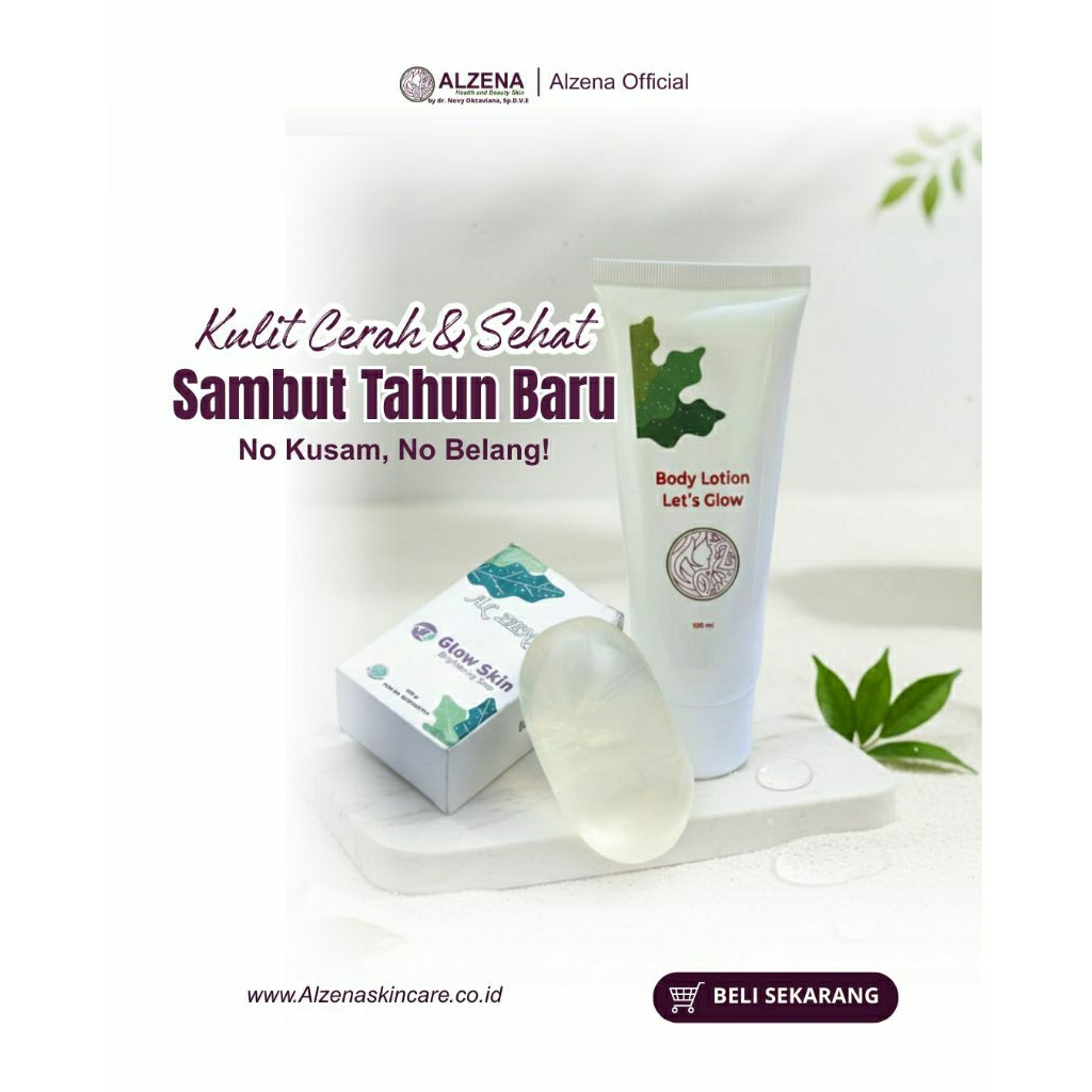 TERAMPUH 100% ORIGINAL  PAKET BODY WHITENING --ALZENA SKINCARE