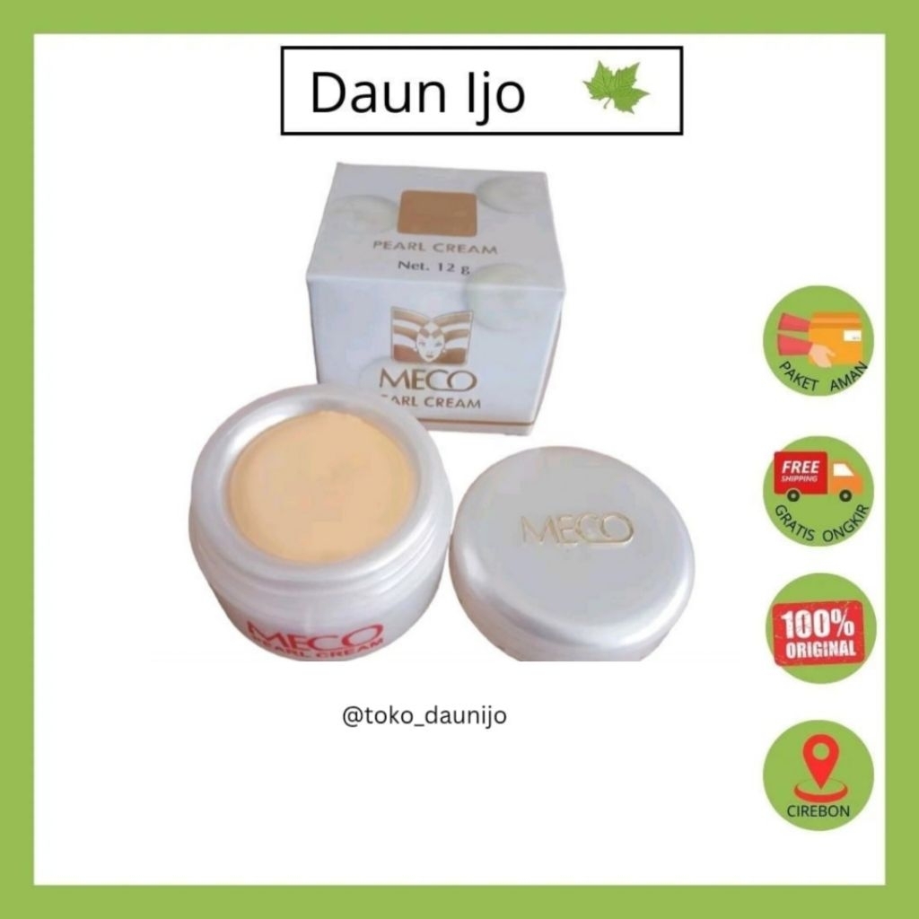 Meco Pearly Cream 12 g | Krim wajah