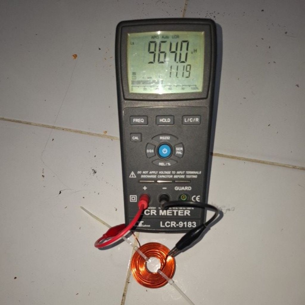 coil lilitan crossover pasif 0,96mh 1mm