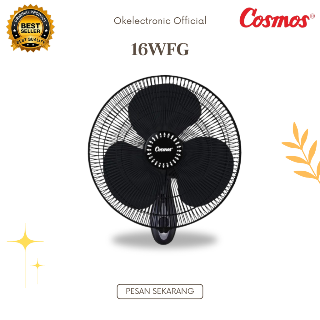 Cosmos Kipas Angin 16 WFG Kipas Angin Dinding 16WFG/16-WFG/KIPAS ANGIN ORIGINAL COSMOS/GARANSI RESMI