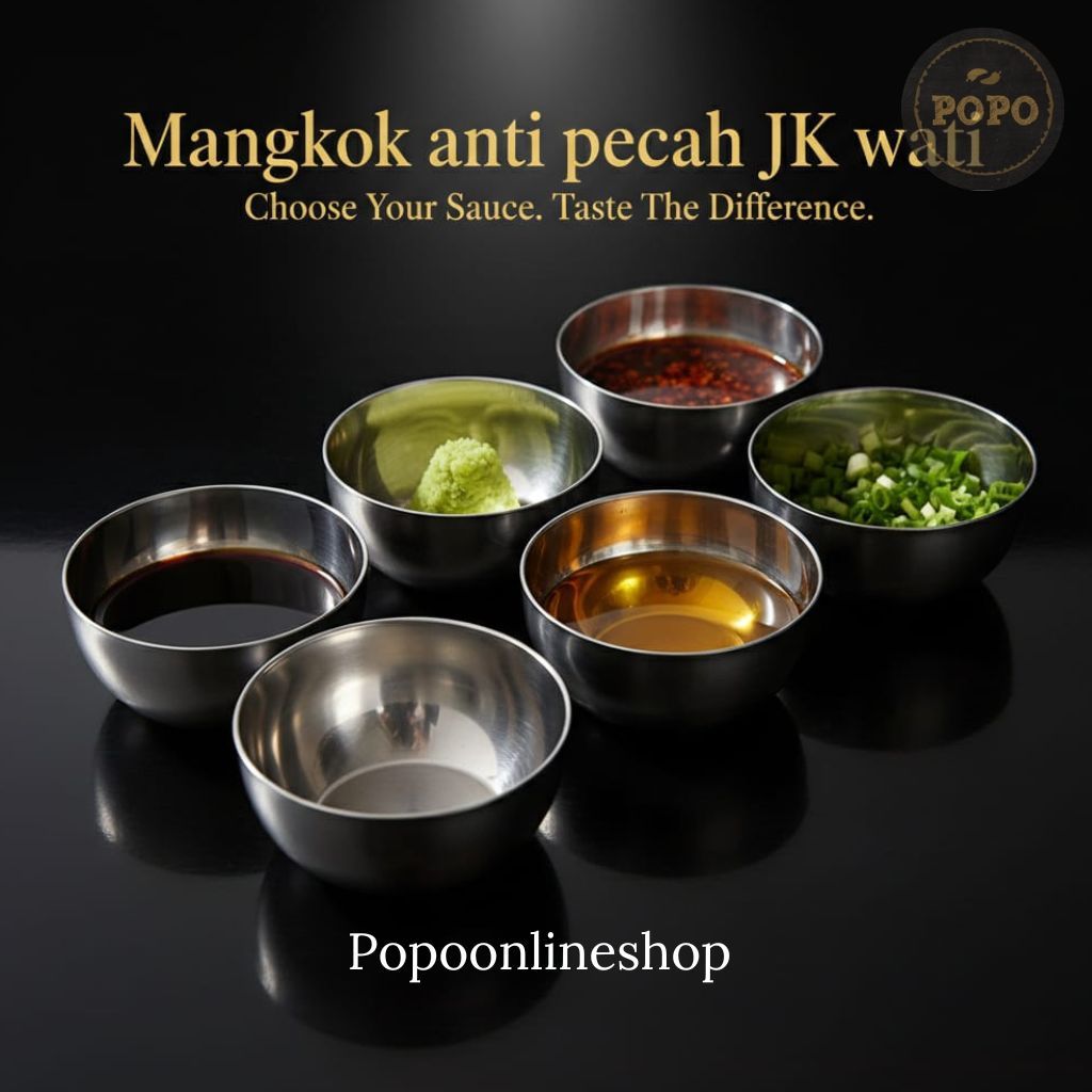 Rosh Bowl JK WATI Mangkuk Mini Sambal Saus Cetakan Kue Mangkok Cucing