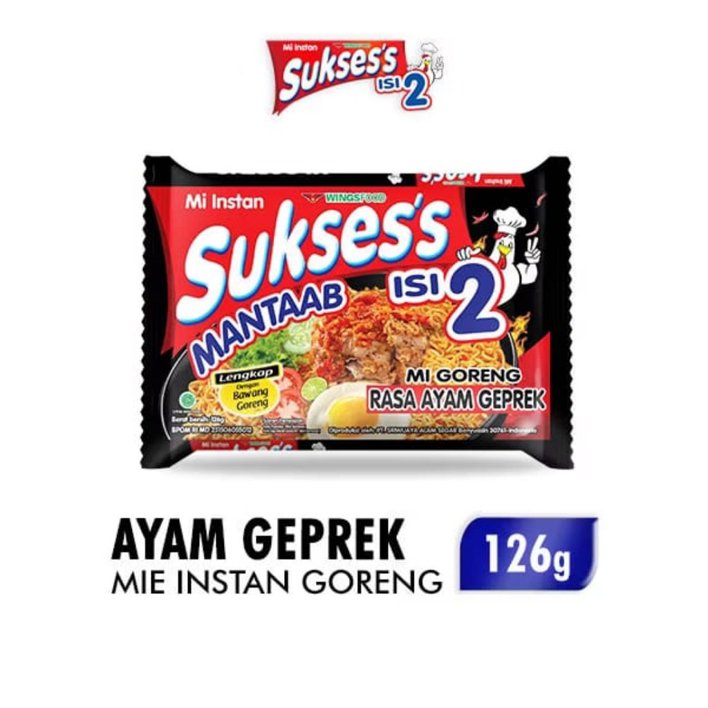 sukses mie goreng rasa ayam geprek