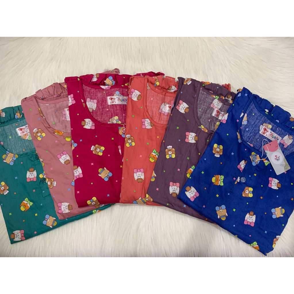 Sunly Uk.2L Cln. 3/4 t.pdk baju tidur sunly