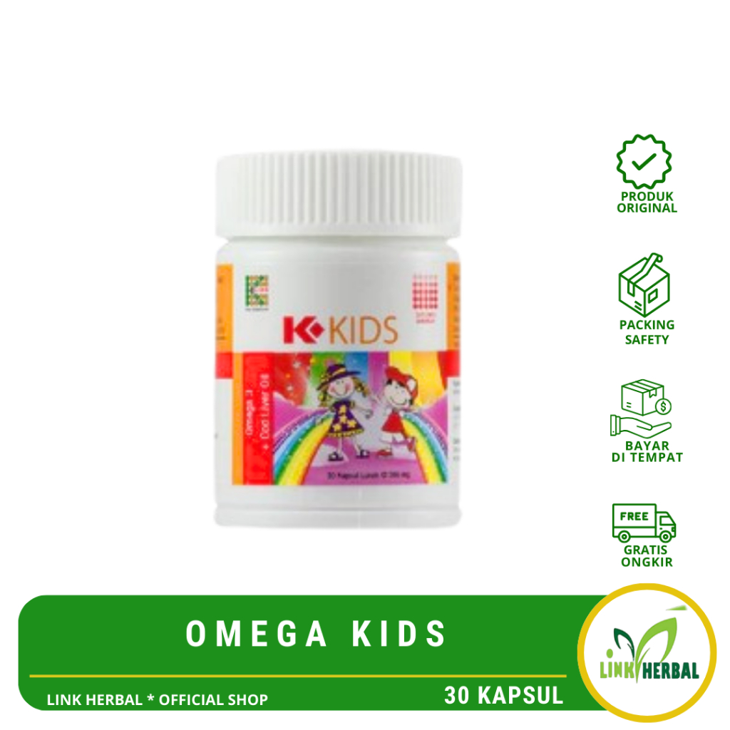 Omega Kids Klink | K-Kids Suplemen Kesehatan Omega 3