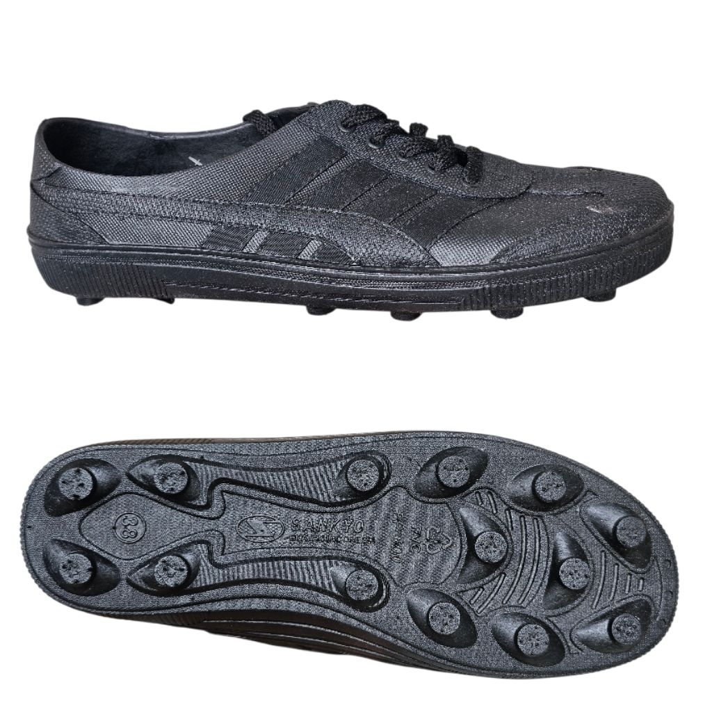 Sepatu Karet Sankyo Pul Hitam - Sepatu Boots Pendek untuk Perkebunan & Pertanian