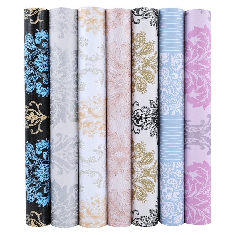 Wallpaper Dinding / Wallpaper Sticker BUNGA KILAP UNGU
