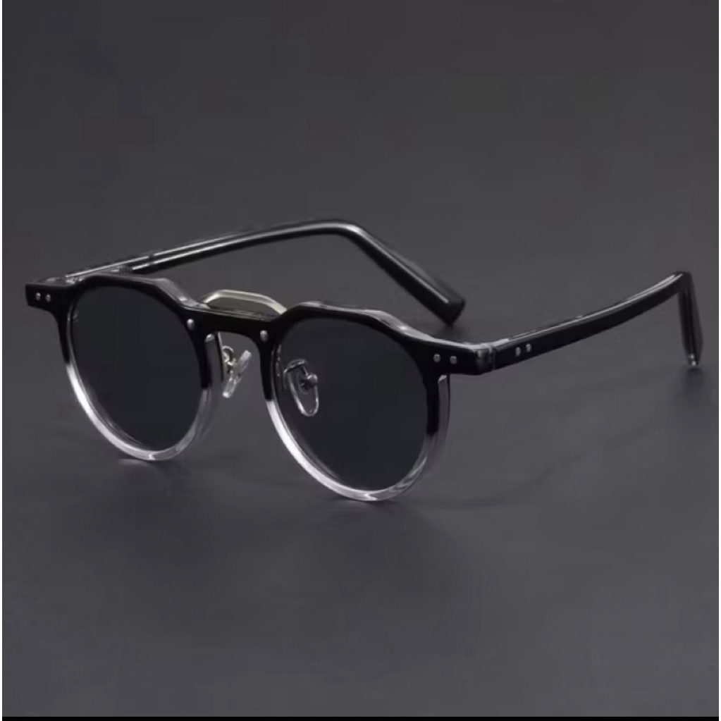 kacamata bulat vintage 1030 sunglases pria/wanita kekinian